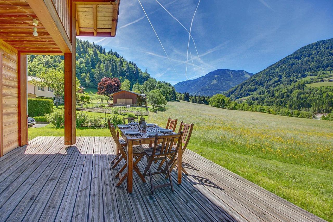 Chalet Wifi - Le Biot - 8 Personnes - Chalet Morand 外观 照片